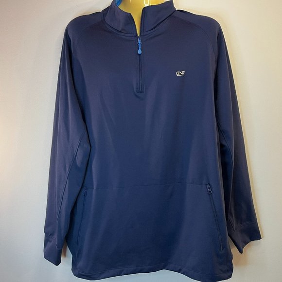 Vineyard Vines Other - Vineyard Vines Men's Nine Mile Performance 1/4 Zip Sweater - Size XXL